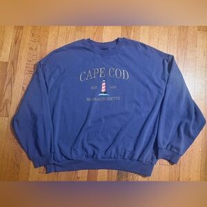 Cape Cod Massachusetts XXL Crewneck Purple